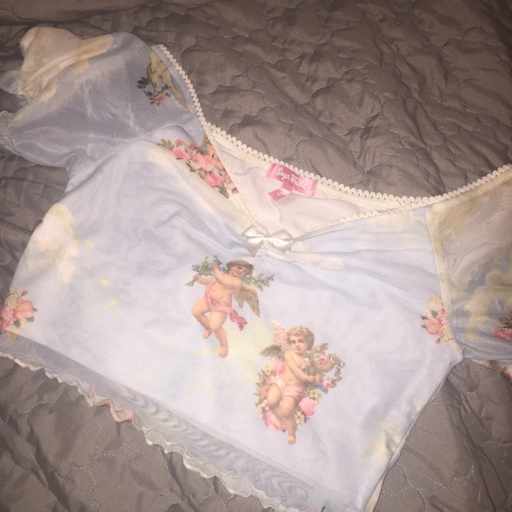 Dolls Kill Sugar Thrills Cherub Top